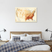 56黒人の割合 キャンバスプリント (インサイチュ (寝室))