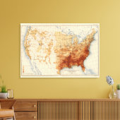 56黒人の割合 キャンバスプリント (インサイチュ (リビング))