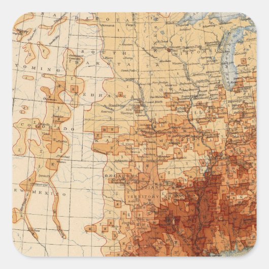 56黒人の割合 スクエアシール (正面)