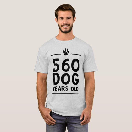 560の犬年古い Tシャツ (正面フル)