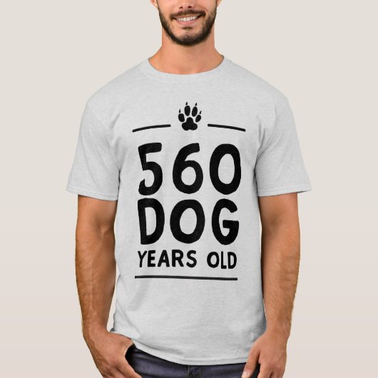 560の犬年古い Tシャツ (正面)