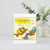 562イースター卵の内側の自己の漫画 シーズンポストカード (スタンド正面)