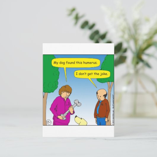 566私の犬はこの漫画を見ユーモアのあるつけた ポストカード (スタンド正面)