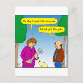 566私の犬はこの漫画を見ユーモアのあるつけた ポストカード (正面)