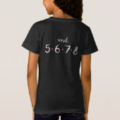 5678 ダンストップ Tシャツ (裏面)