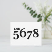 5678 ポストカード (スタンド正面)