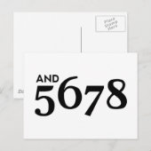 5678 ポストカード (正面/裏面)