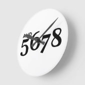 5678 ラウンド壁時計 (傾斜)