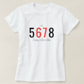 5678 Tシャツ (デザイン正面)