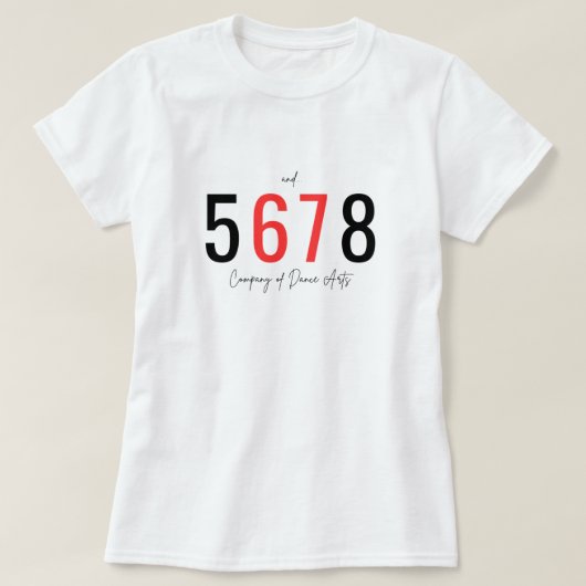 5678 Tシャツ (デザイン正面)