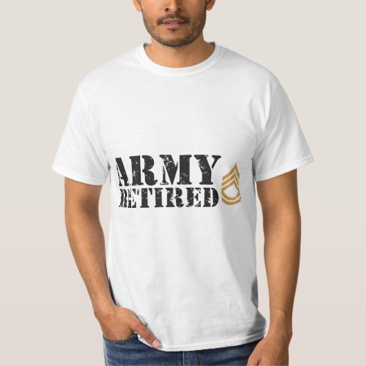5678rmy Sergeant First Class (SFC) Retired Tシャツ (正面)