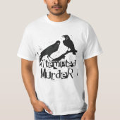 567t8tempted Murder, Crows Colletive Noun, Hallowe Tシャツ (正面)