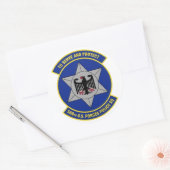 569th USFPSデカール ラウンドシール (封筒)