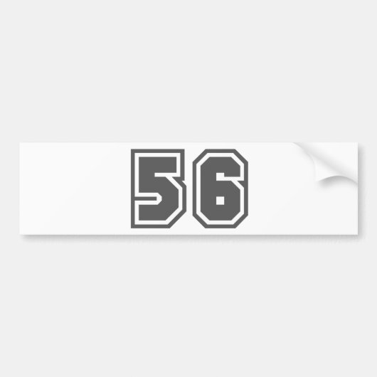 56 バンパーステッカー (正面)