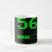 56K生き残りマグ コーヒーマグカップ (正面左)
