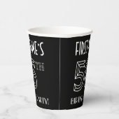 56th Birthday Party:アールデコスタイル+名前をカスタムする 紙コップ (右)