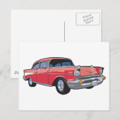 57のクラシック車 ポストカード (正面/裏面)