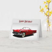 **57クラシック THUNDERBIRD**あなたの誕生日カード カード (黄色い花)