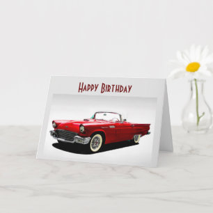 **57クラシック THUNDERBIRD**あなたの誕生日カード カード