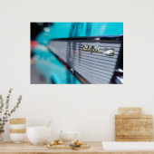 '57シボイのテールフィンポスター ポスター (キッチン)