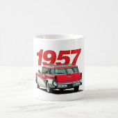 「57ブイックのステーションワゴンマグ。 マグカップ (中央)