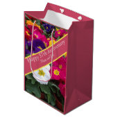 57周年記念結婚ポリアンテカラフルス ミディアムペーパーバッグ (正面アングル)