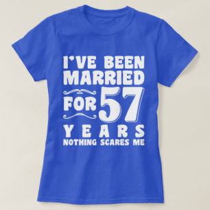 57年目の結婚記念日のプレゼント Tシャツ