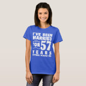 57年目の結婚記念日のプレゼント Tシャツ (正面フル)