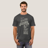 57歳の誕生日 Tシャツ (正面フル)