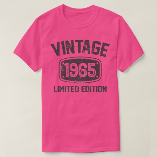 57歳ヴィンテージ1965年限定版57th Bir Tシャツ (デザイン正面)