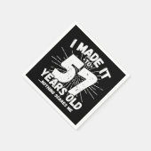 57歳皮肉ミームおもしろい57誕生日 スタンダードカクテルナプキン (角)