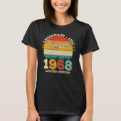 57歳1968年57番目の素晴らし誕生日ギフト Tシャツ (正面)