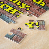 57誕生日:おもしろいグラフィティインスパイア – レボイン57 ジグソーパズル (側面)