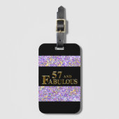 57誕生日 ラゲッジタグ (正面縦)