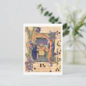 571 f.6rのイニシャル「H」を描いた ポストカード (スタンド正面)