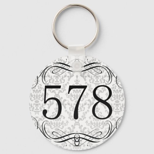 578市外局番 キーホルダー (正面)