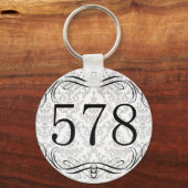 578市外局番 キーホルダー (正面)