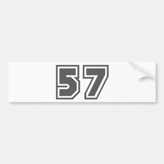 57 バンパーステッカー (正面)