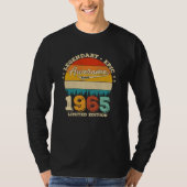 57 Year Old Awesome Since 1965 57th Birthday Gift Tシャツ (正面)