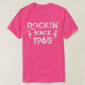 57 Year Old Classic Rock 1965 57th Birthday  Tシャツ (デザイン正面)