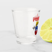 58ベネズエラプライド本場ベネズエラ根 ショットグラス (左)