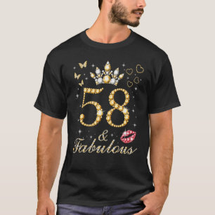 58歳と素晴らしい58誕生日58歳とFabul Tシャツ