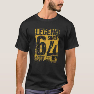 58歳のヴィンテージ1964年58回目の誕生日勲章 Tシャツ