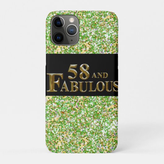 58歳の誕生日 Case-Mate iPhoneケース (裏)