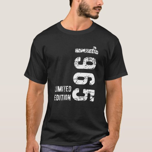 58歳1965年58誕生日 Tシャツ (正面)