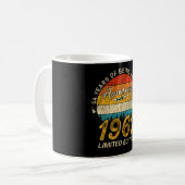 58歳1967年レトロ58素晴らし番目の誕生日 コーヒーマグカップ (正面左)