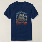 58番目の誕生日ギフト1964年古いレトロヴィンテージ Tシャツ (デザイン正面)