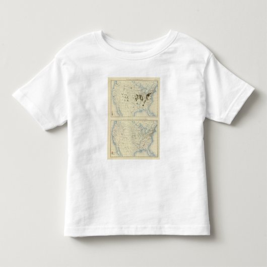 58石炭1890年の鉄鋼1889年 トドラーTシャツ (正面)