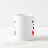58私をかんで下さい! コーヒーマグカップ (中央)