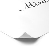 58誕生日番号58カスタムフォトコラージュ ポスター (角)